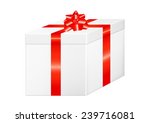 dimension white gift box and... | Shutterstock .eps vector #239716081