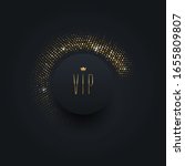vip black label with golden... | Shutterstock .eps vector #1655809807