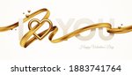 valentines day greeting... | Shutterstock .eps vector #1883741764