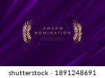 award nomination   design... | Shutterstock .eps vector #1891248691