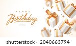 birthday greeting design.... | Shutterstock .eps vector #2040663794