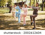 Kung Fu Students Learning The...