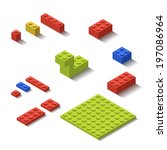 Isometric Plastic Lego Building ...