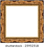 a picture frame on a white | Shutterstock . vector #25952518