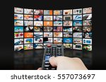 Multimedia video wall television broadcast. multimedia wall television video broadcast advertising background broadcasting concept