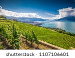 Panorama View Of Montreux City...