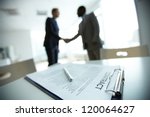 Image Of Business Contract On...