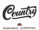 country music. vector musical... | Shutterstock .eps vector #1170097441