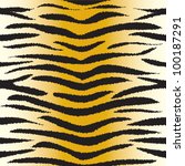 Tiger Fur Seamless Pattern