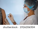 a woman medical doctor in... | Shutterstock . vector #1926206504