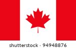 flag canada | Shutterstock .eps vector #94948876