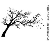 Tree Silhouettes. Vector...