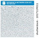 database and network icon set... | Shutterstock .eps vector #1017119011