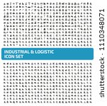 industrial and logistic vector... | Shutterstock .eps vector #1110348071