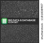 big data and database vector... | Shutterstock .eps vector #1181838907