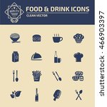  food icon drink icon set vector | Shutterstock .eps vector #466903397