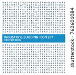industry and building icon set... | Shutterstock .eps vector #762601084