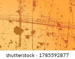 empty grunge yellow color... | Shutterstock .eps vector #1785592877