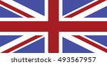 flag of the united kingdom.... | Shutterstock .eps vector #493567957