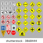 various united states road signs | Shutterstock .eps vector #3868444