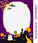 halloween card | Shutterstock .eps vector #234586867