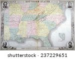 Map Of The Southern States...