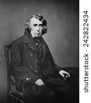 Small photo of Roger B. Taney (1777-1864), fifth Chief Justice of United States Supreme Court from 1836 through 1864 was appointed by Andrew Jackson. He wrote the majority opinion in Dred Scott v. Sandford (1857).