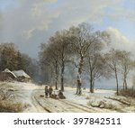 Winter Landscape  By Barend...