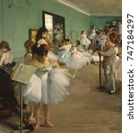 The Dance Class  By Edgar Degas ...