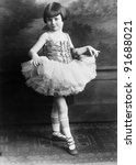 Portrait Of Young Ballerina