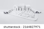 Architectural model of houses...