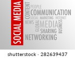 social media word cloud | Shutterstock . vector #282639437
