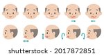 illustration of a senior man... | Shutterstock .eps vector #2017872851