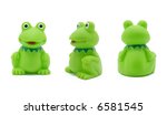 Green Toy Frog In Three...
