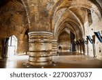 Small photo of Inside of Knight templer castle, Akko, Acre, Israel