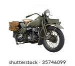 Old Military Motor Bike