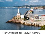 Lighthouse And Port Of Ibiza...