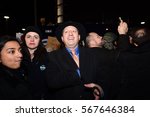 Small photo of NEW YORK CITY - JANUARY 28 2017: Thousands of activists joined NYC council members to protest the detention of travelers with entry visas at JFK airport. NYCC Brad Lander