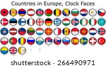 list of countries in europe ... | Shutterstock . vector #266490971
