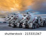 Cement Mixers Car With...