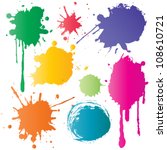 color ink | Shutterstock .eps vector #108610721