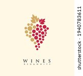 red and white wines creative... | Shutterstock .eps vector #1940783611