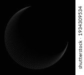 halftone dots in semi circle... | Shutterstock .eps vector #1934309534
