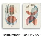 modern poster with minimalist... | Shutterstock .eps vector #2053447727