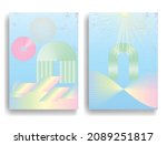 modern poster with minimalist... | Shutterstock .eps vector #2089251817