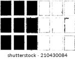 set of grunge frames. vector... | Shutterstock .eps vector #210430084
