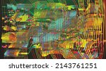 glitch distorted geometric... | Shutterstock .eps vector #2143761251