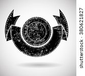 grunge logo label . retro... | Shutterstock .eps vector #380621827