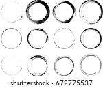 vector frames. circle for image.... | Shutterstock .eps vector #672775537