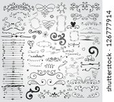 design elements | Shutterstock .eps vector #126777914